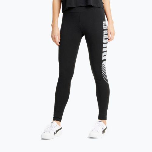 Legginsy treningowe damskie PUMA ESS Graphic puma black