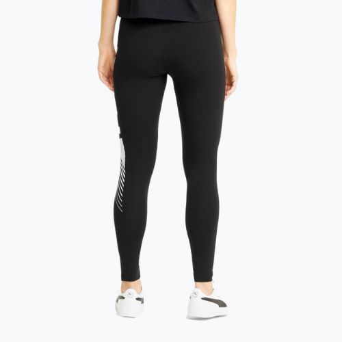 Legginsy treningowe damskie PUMA ESS Graphic puma black