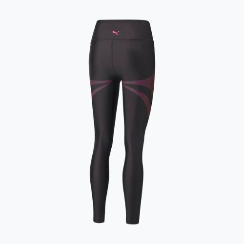 Legginsy treningowe damskie PUMA Eversculpt HW Full Tight puma black/sunset pink