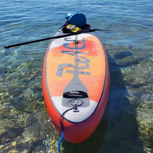 Zestaw deska SUP pompowana Bass Race Pro 12'6'' szara