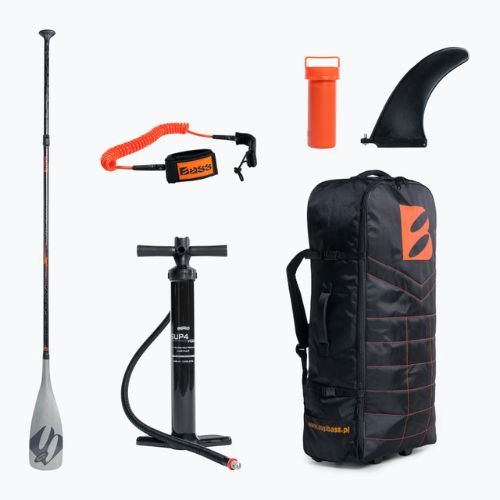 Zestaw deska SUP pompowana Bass Touring Pro 12'0" szara