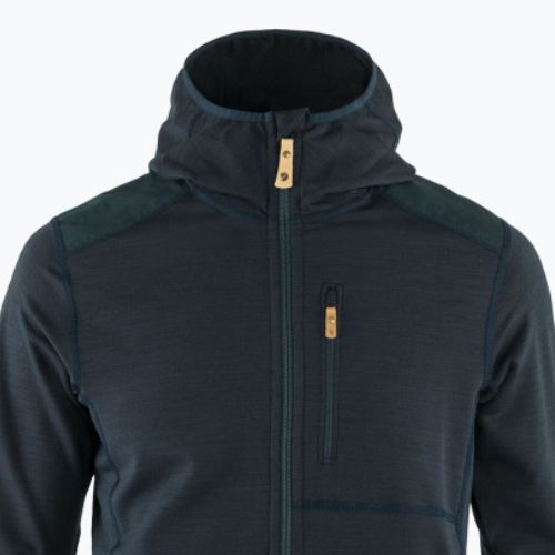 Bluza trekkingowa męska Fjällräven Keb Fleece Hoodie dark navy