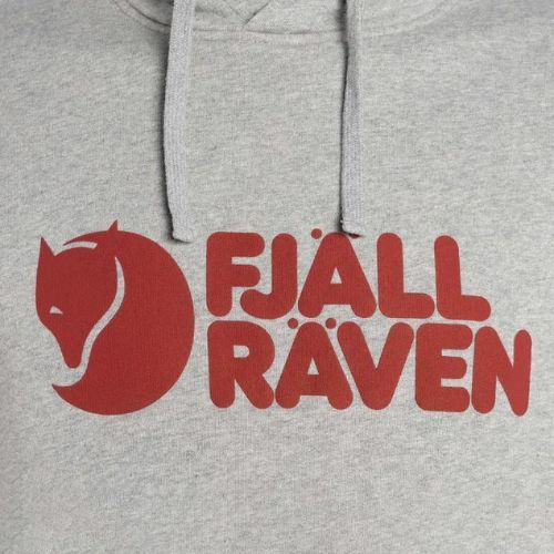 Bluza męska Fjällräven Logo Hoodie grey/melange