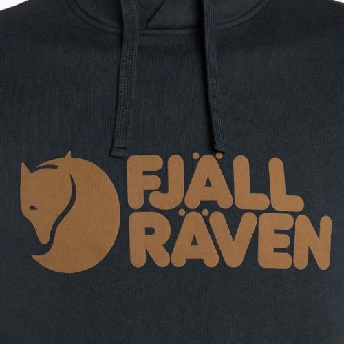 Bluza męska Fjällräven Logo Hoodie dark navy