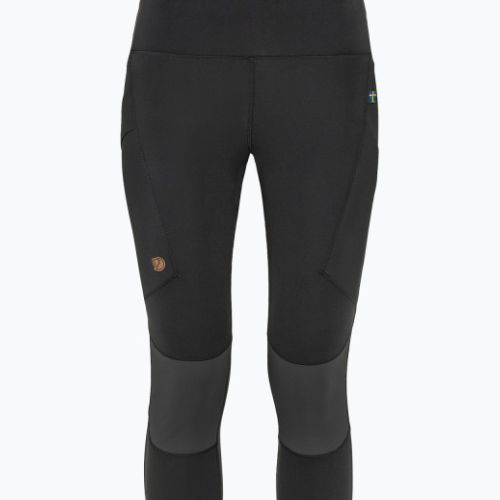 Legginsy damskie Fjällräven Abisko Trekking Tights Pro black/iron grey