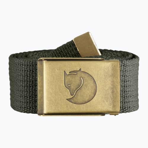 Pasek do spodni Fjällräven Canvas Brass Belt mountain grey