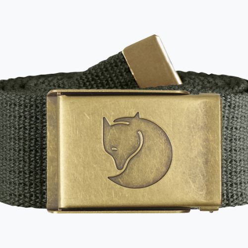 Pasek do spodni Fjällräven Canvas Brass Belt mountain grey