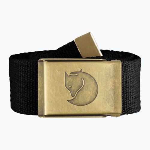 Pasek do spodni Fjällräven Canvas Brass Belt black