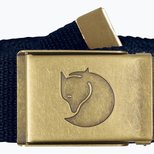 Pasek do spodni Fjällräven Canvas Brass Belt dark navy