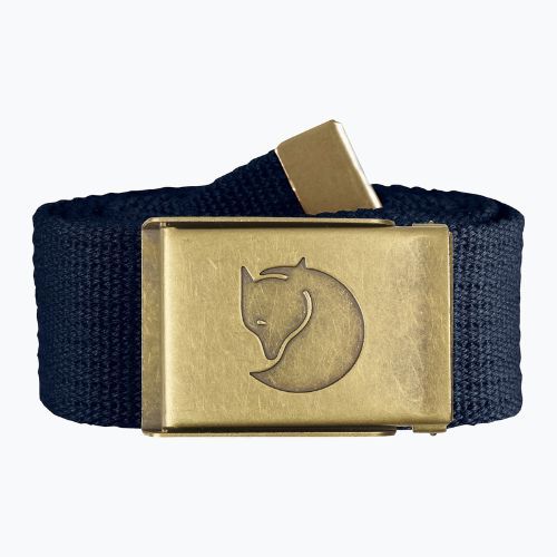 Pasek do spodni Fjällräven Canvas Brass Belt dark navy