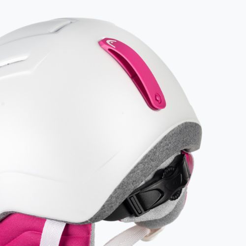 Kask narciarski dziecięcy HEAD Maja Visor Jr white