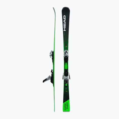 Narty zjazdowe HEAD Supershape e-Magnum SW SF-PR + wiązania Protector PR 13 black/green