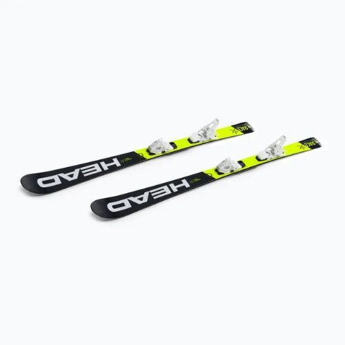 Narty zjazdowe dziecięce HEAD WC e.Race Team SW Jrs + wiązania Jrs 7.5 black/yellow