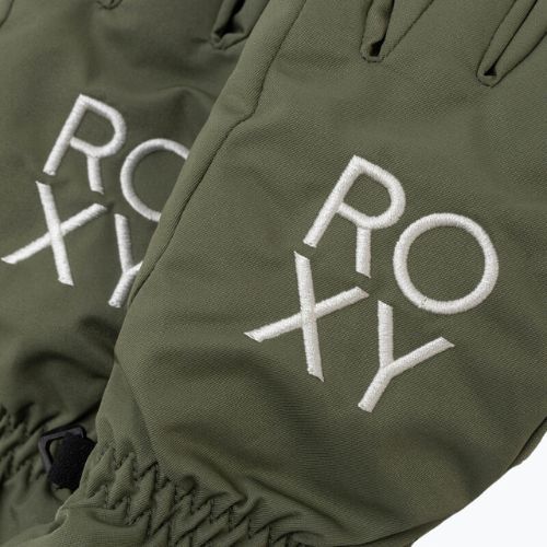 Rękawice snowboardowe damskie ROXY Freshfields deep lichen green