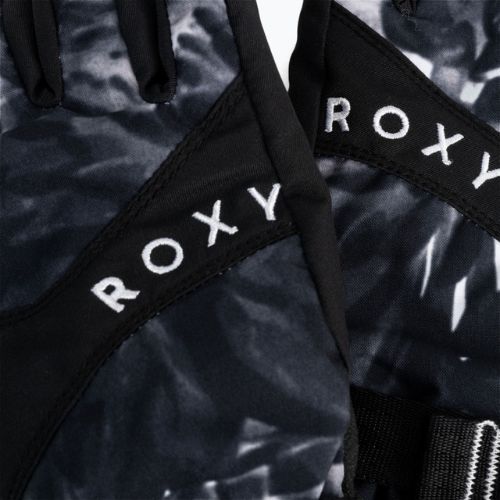 Rękawice snowboardowe damskie ROXY Jetty true black future flower