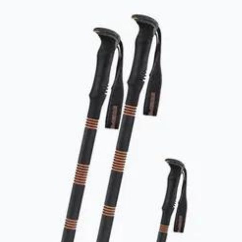 Kije skiturowe Komperdell Contour Titanal II Foam czarno-pomarańczowe 1882305-10