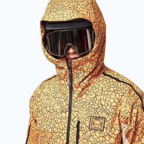 Kurtka snowboardowa męska Oakley TC Gunn 2.0 RC Shell yellow crackle pt/white