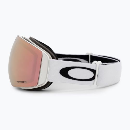 Gogle narciarskie Oakley Flight Deck M matte white/prizm rose gold iridium