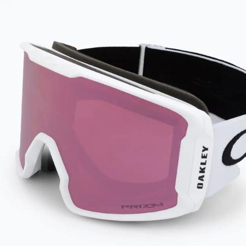 Gogle narciarskie Oakley Line Miner L matte white/prizm rose gold iridium