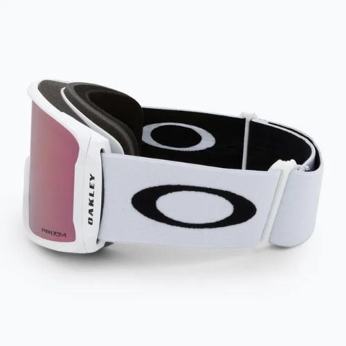 Gogle narciarskie Oakley Line Miner L matte white/prizm rose gold iridium