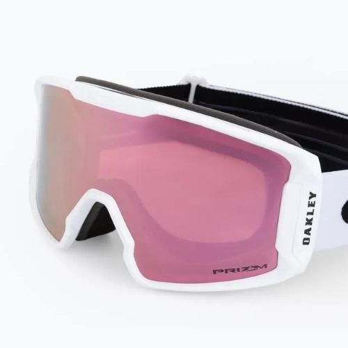 Gogle narciarskie Oakley Line Miner M matte white/prizm rose gold iridium