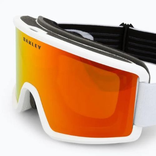 Gogle narciarskie Oakley Target Line M matte white/fire iridium