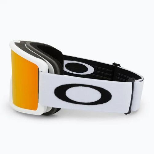 Gogle narciarskie Oakley Target Line M matte white/fire iridium