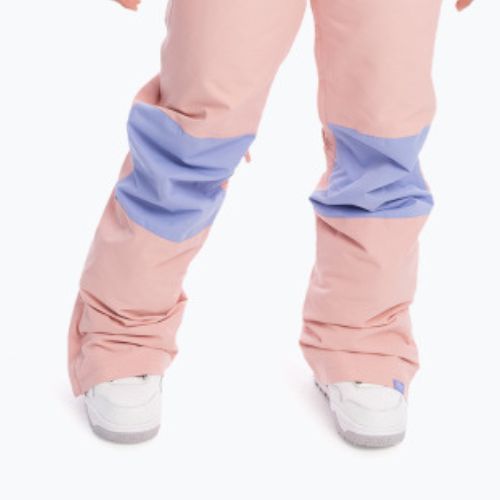 Spodnie snowboardowe damskie ROXY Chloe Kim Bib mellow rose