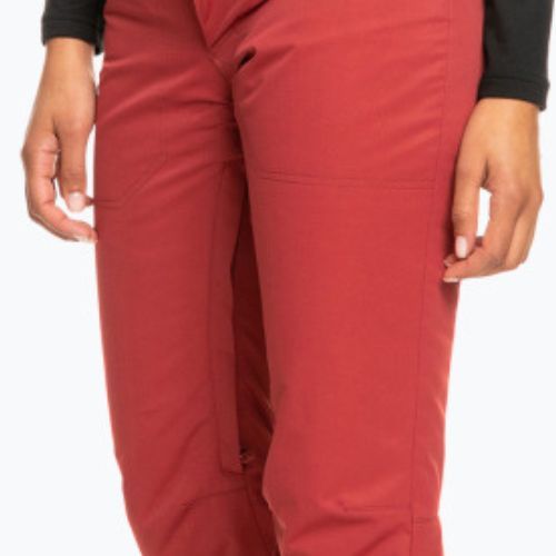 Spodnie snowboardowe damskie ROXY Diversion brick red
