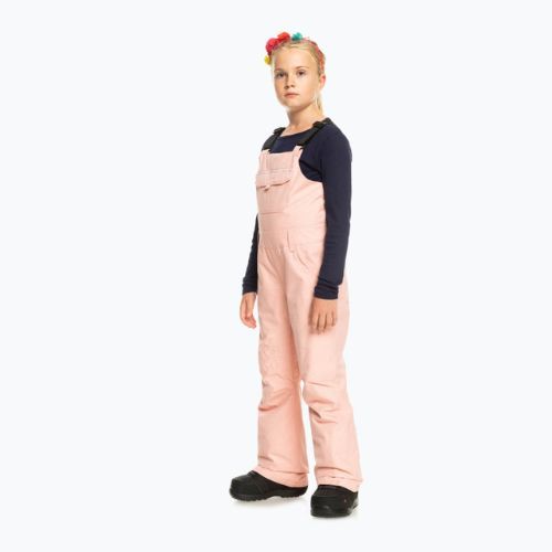 Spodnie snowboardowe dziecięce ROXY Non Stop Bib mellow rose
