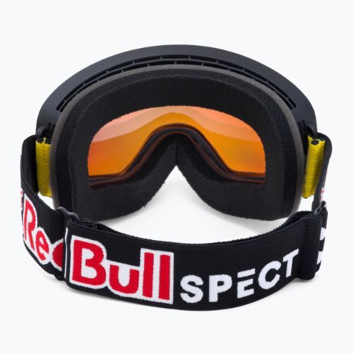 Gogle narciarskie Red Bull SPECT Rush matt black/black/orange red mirror/red snow