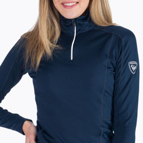 Longsleeve termoaktywny damski Rossignol Classique 1/2 Zip navy