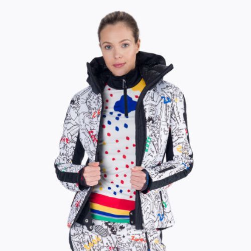 Kurtka narciarska damska Rossignol Eco-Logic Ski white