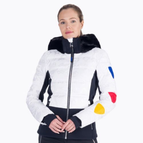 Kurtka narciarska damska Rossignol Twins Down white