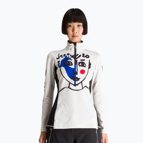 Bluza damska Rossignol Bessy 1/2 Zip Top white