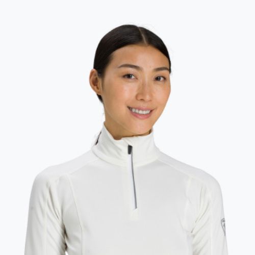 Longsleeve termoaktywny damski Rossignol Classique 1/2 Zip white