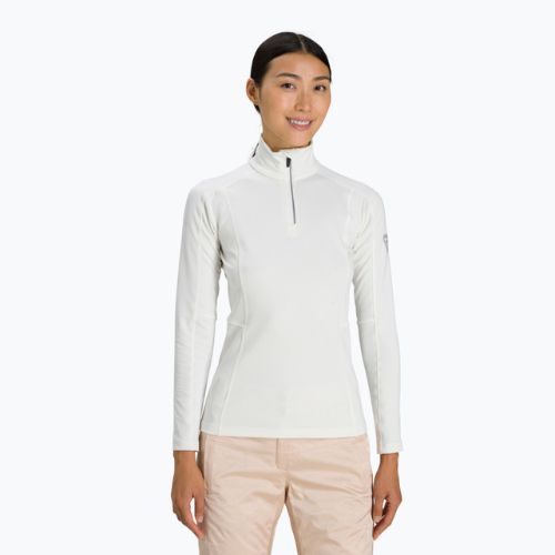 Longsleeve termoaktywny damski Rossignol Classique 1/2 Zip white