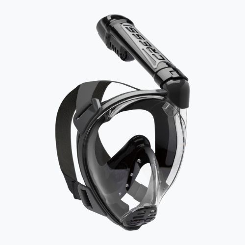 Maska pełnotwarzowa do snorkelingu Cressi Duke Dry Full Face black/black