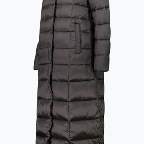 Płaszcz puchowy damski CMP Coat Fix Hood szara 32K3136