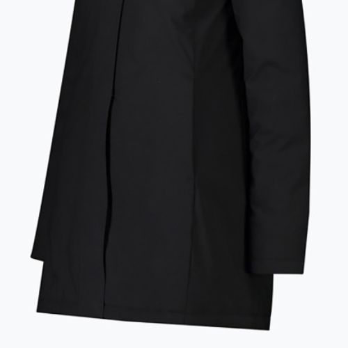 Płaszcz przeciwdeszczowy damski CMP Coat Zip Hood czarna 32K3196F/U901