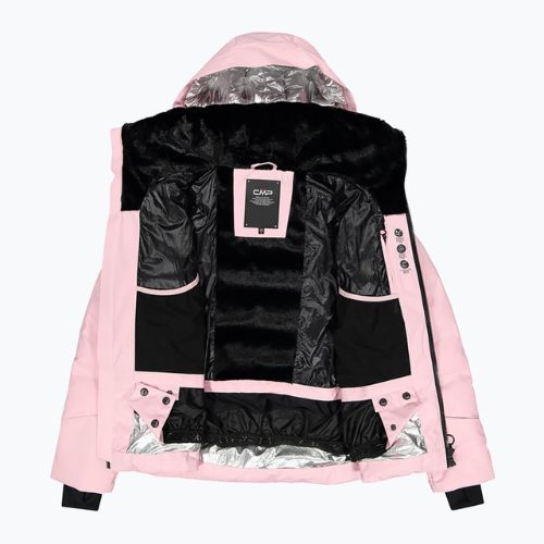 Kurtka narciarska damska CMP 32W0266 Fix Hood pink