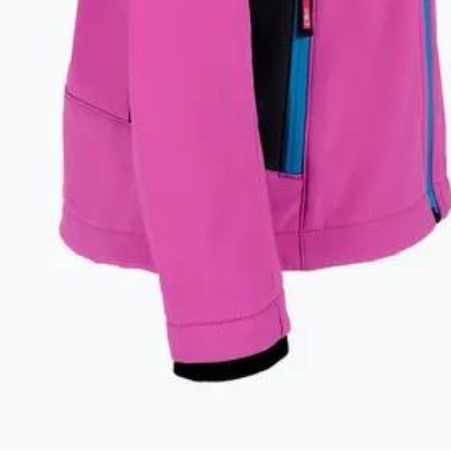 Kurtka softshell dziecięca CMP 3A29385 Fix purple fluo/titanio