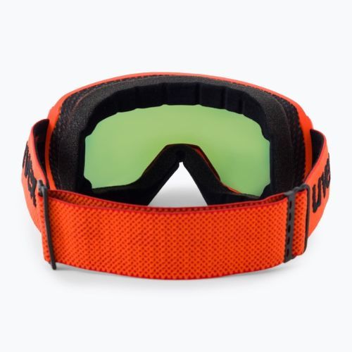 Gogle narciarskie UVEX Downhill 2100 CV fierce red mat/mirror orange colorvision green