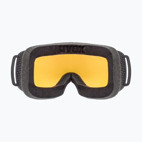 Gogle narciarskie UVEX Downhill 2000 S black matt/mirror rose colorvision yellow