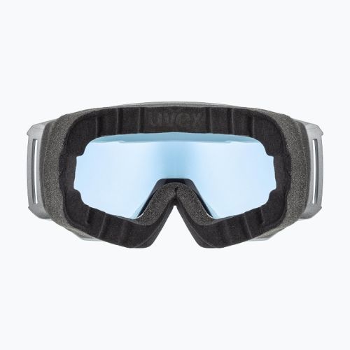 Gogle narciarskie UVEX Athletic FM rhino matt/mirror silver blue