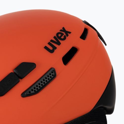 Kask narciarski UVEX P.8000 Tour fierce red/black mat