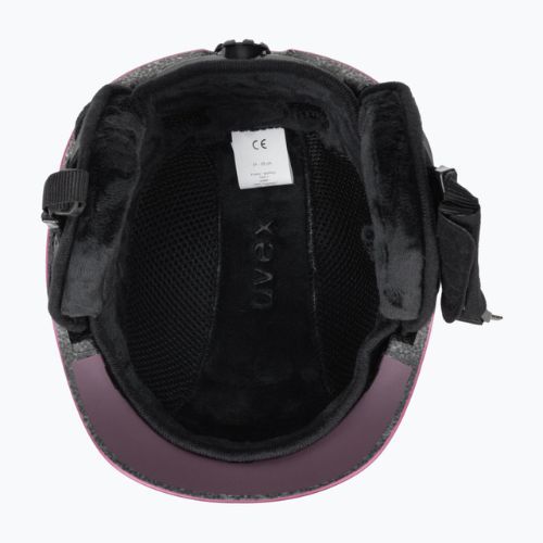 Kask narciarski UVEX Fierce berry mat