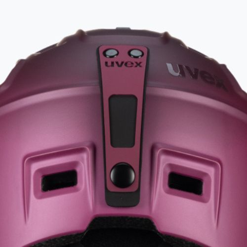 Kask narciarski UVEX Fierce berry mat