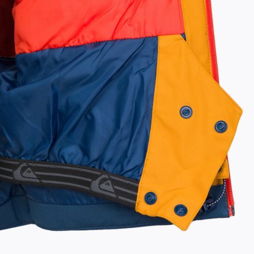 Kurtka snowboardowa dziecięca Quiksilver Kai Jones Ambition buckthorn brown