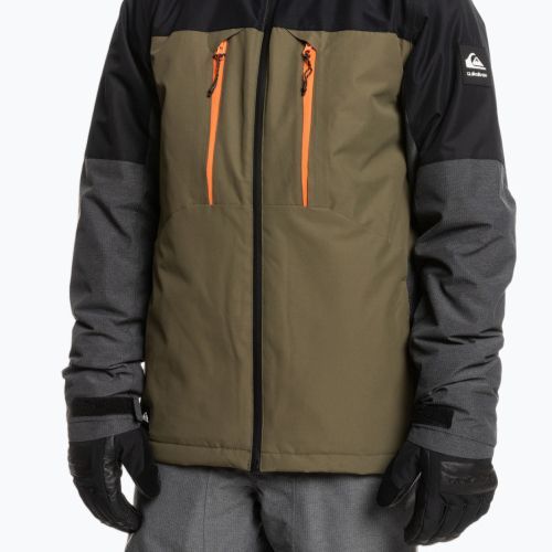 Kurtka snowboardowa męska Quiksilver Mission Plus grape leaf